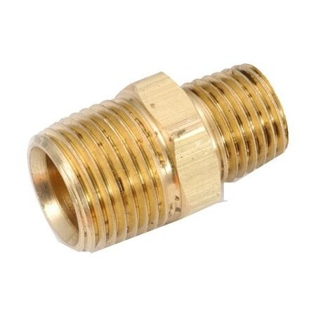 Anderson Metals 3/8X1/4 Hex Red Nipple 756123-0604